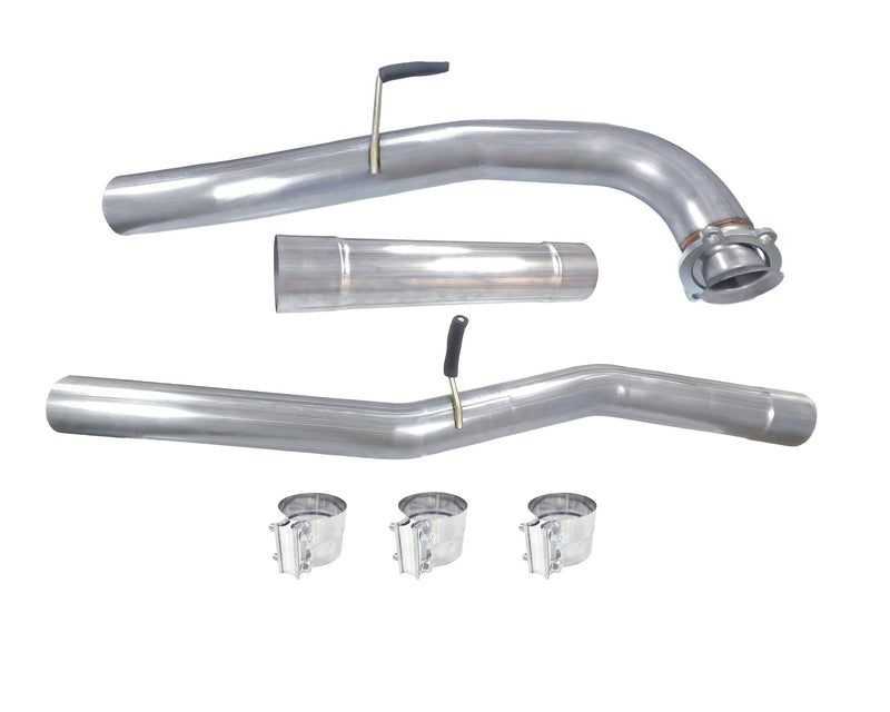 4 inch DPF & CAT delete race pipe for 2017-2025 Chevy GMC 6.6L L5P Duramax