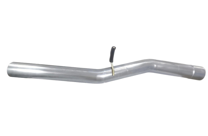 Cavusheo 4" DPF & CAT Delete Pipe for 2017-2025 Ch - installation and fitment view