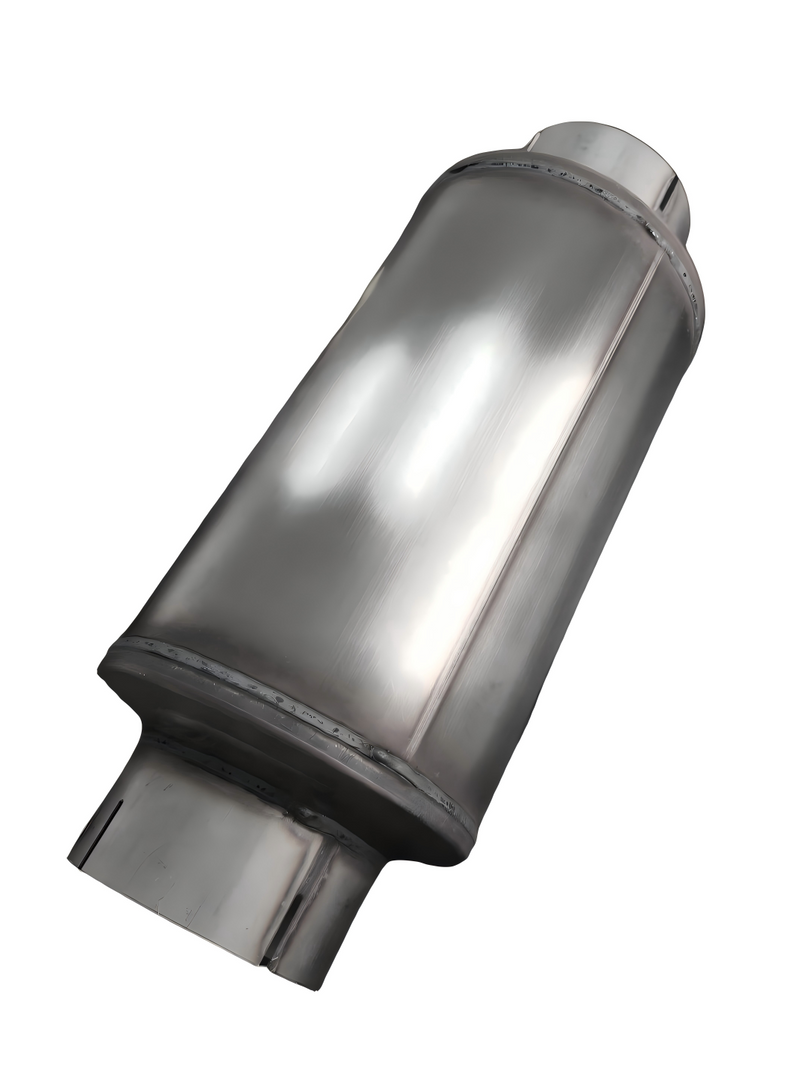 T409 stainless steel perforated core straight-through muffler internal detail