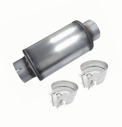 5 inch universal diesel muffler 20 inch overall length T409 stainless