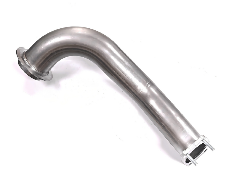 Pre-installed studs with titanium heat wrap on 3.5 inch L5P downpipe