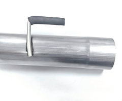 Cavusheo 4" DPF & CAT Delete Pipe for 2019-2024 Ra - product detail shot