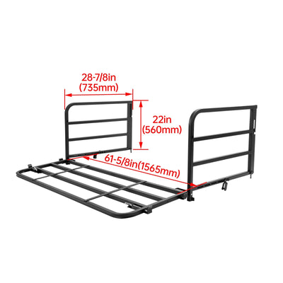 Truck Bed Extender W/ Fold-Down Tailgate For Ford F150 Super Duty GMC Sierra