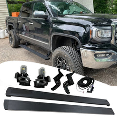 Cavusheo Deployable Running Board fits for GMC Sierra 1500 2014-2018 E-Power Side Steps