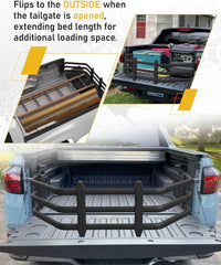 Cavusheo Truck Bed Extender for Chevrolet Colorado 2015-2022 Aluminum Tailgate Extender