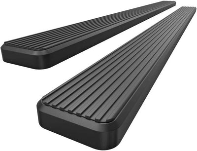 Cavusheo 5" Running Boards Side Steps Black For 01-13 Chevy Silverado GMC Sierra Crew Cab