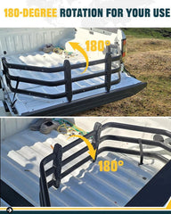 Cavusheo Truck Bed Extender for Chevrolet Colorado 2015-2022 Aluminum Tailgate Extender