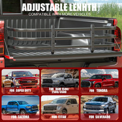 Cavusheo Tailgate Extender Adjustable Truck Bed Extender For 2000-2025 Ford F-150 F150