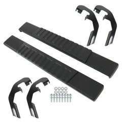 Cavusheo Black Power Coating Running Board For Silverado/Sierra 19-24 Truck Side Step 6"